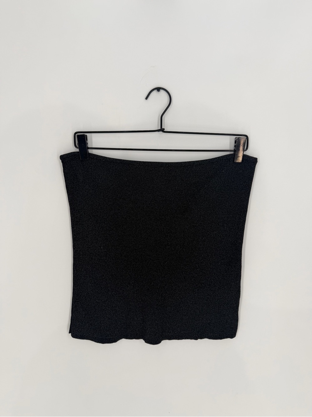 St. Agni 90’s Strapless Sheer Knit Top In Galaxy